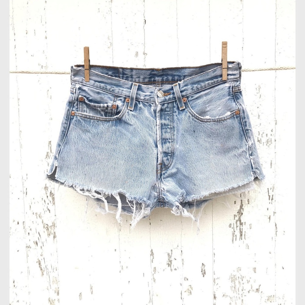 Vintage LEVIS 501 Shorts 29 Waist High Waisted
